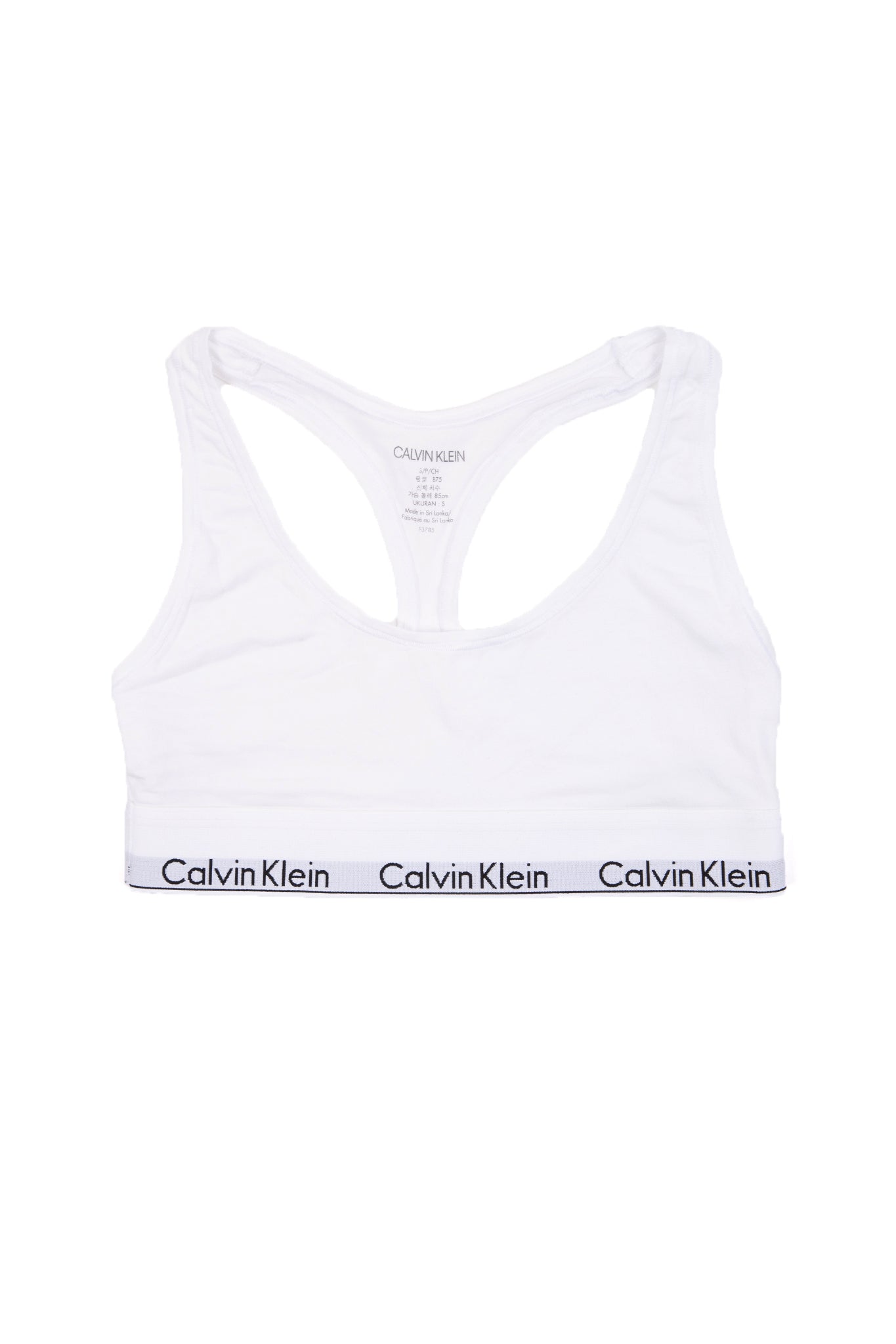 Calvin Klein Underwear Modern Cotton Unlined Bralette In Frost Blue 440