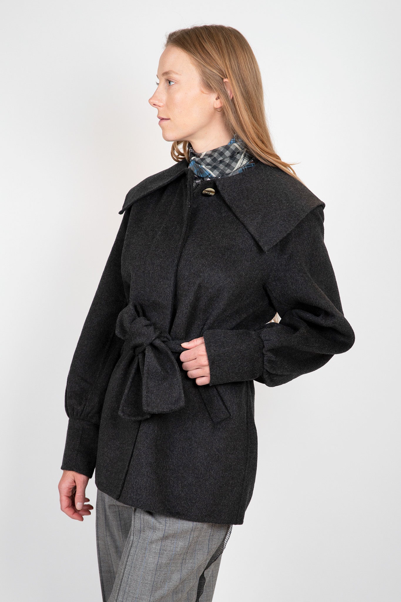 Grey Wool Collar Jacket – Hill's Dry Goods