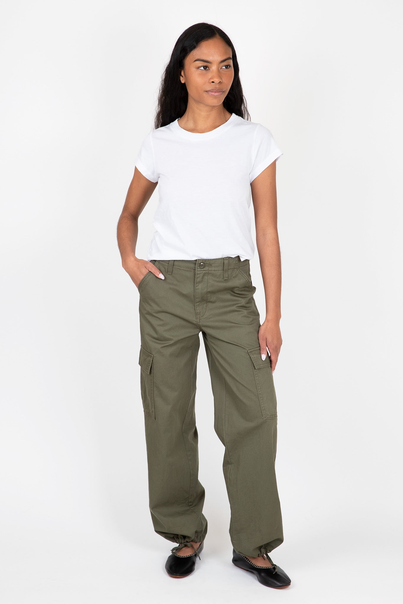 Levi's '94 Baggy Cargo Pant Women Army Green – Alta