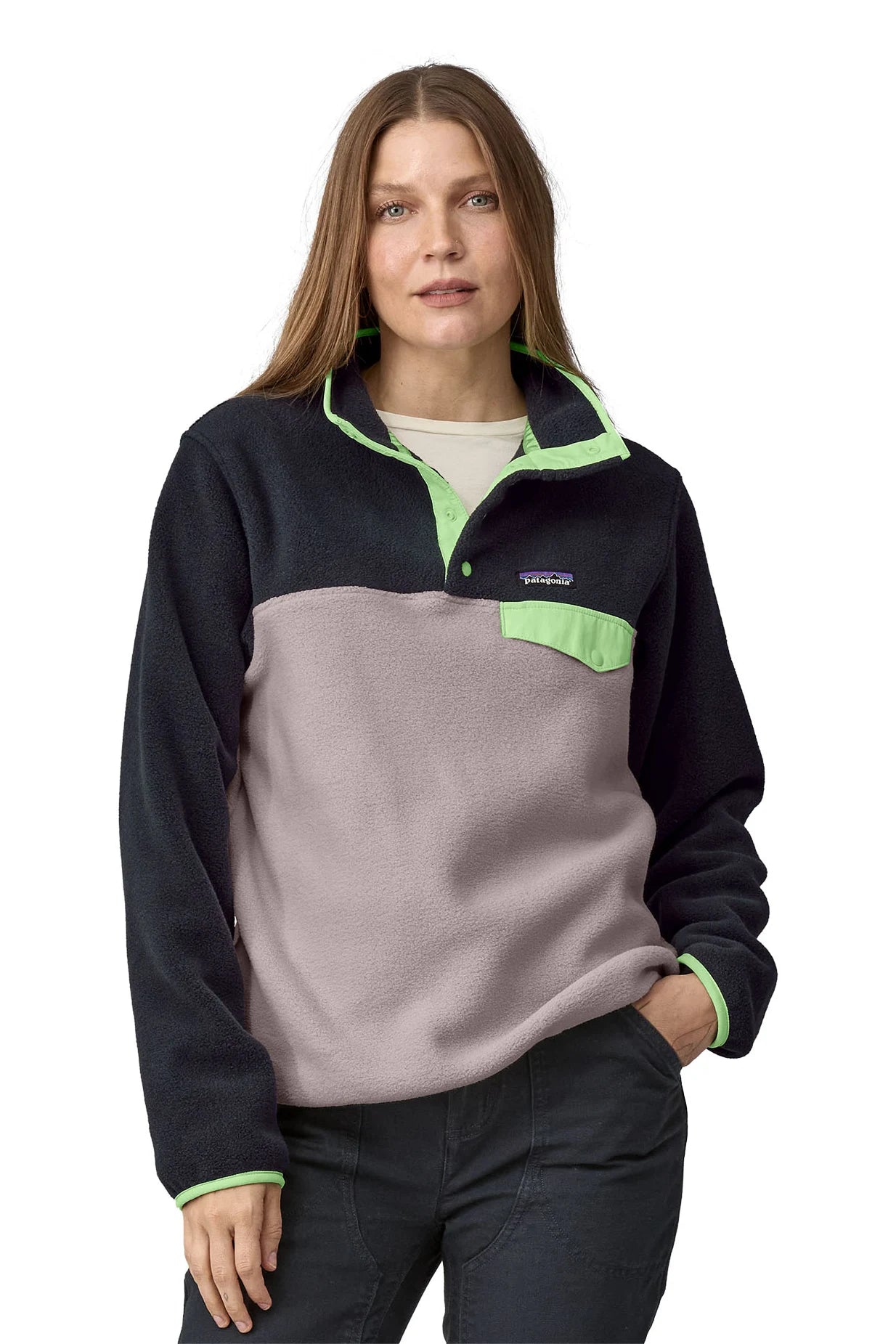 Purple patagonia pullover sale