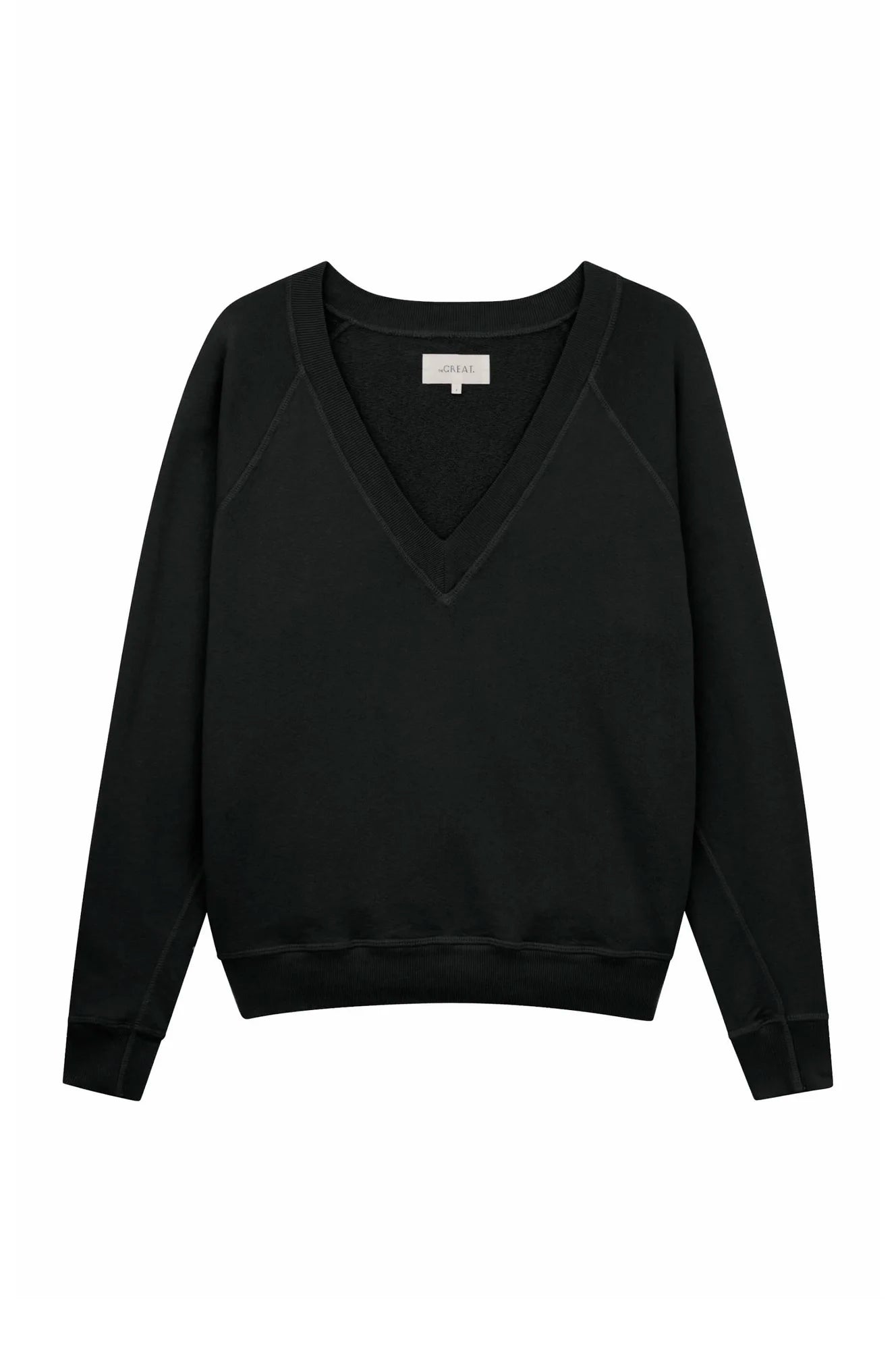 Black v neck pullover sweater best sale