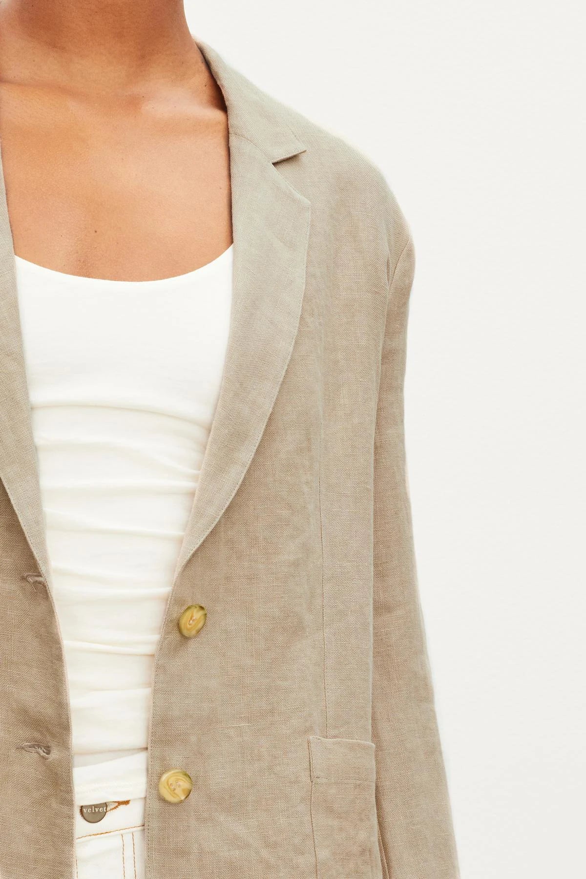 Lenny Heavy Linen Blazer