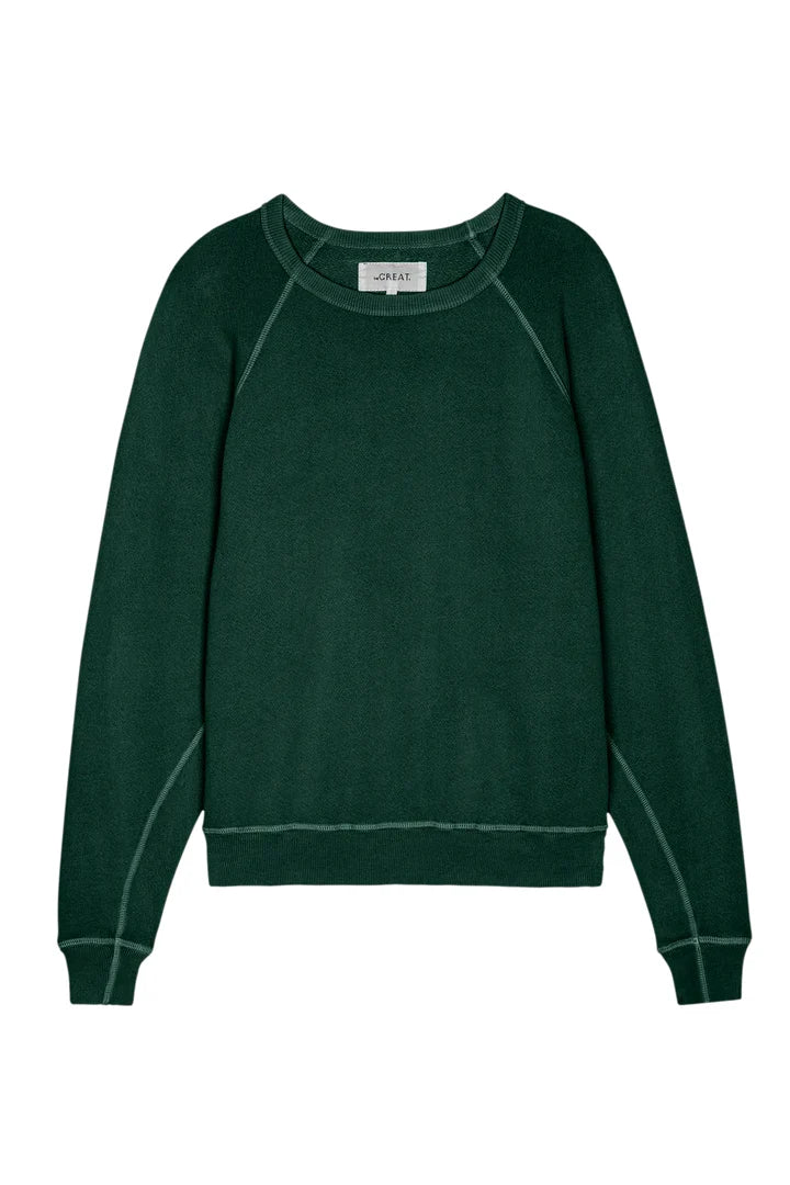 Green college sweatshirt on sale