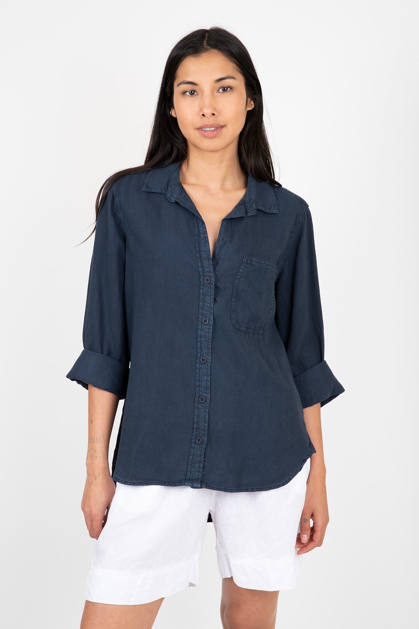 Shirt Tail Button Down