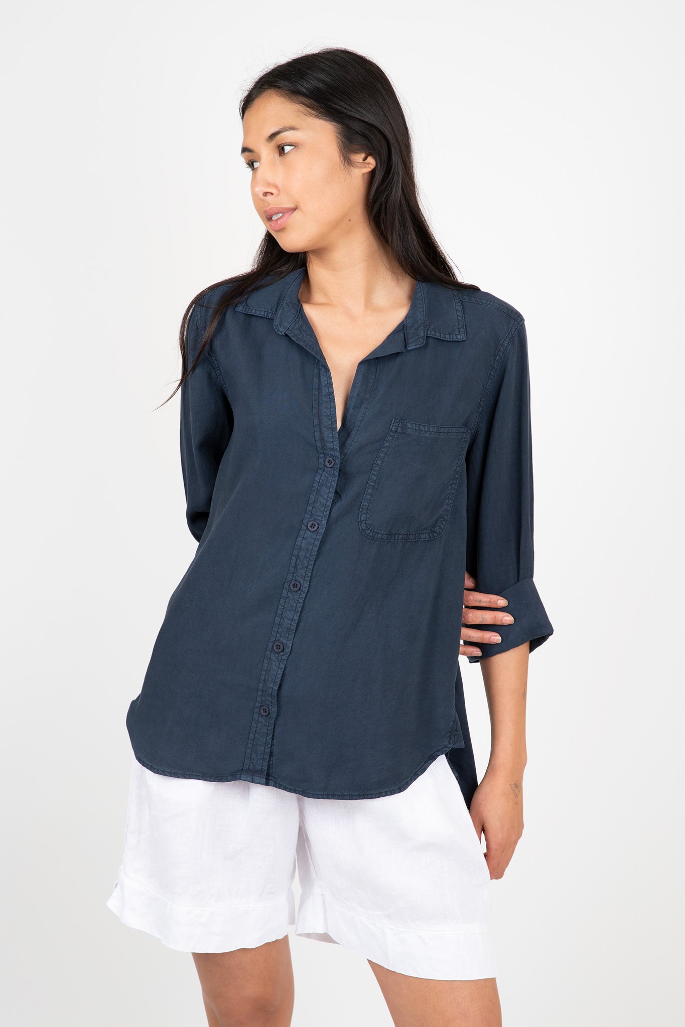 Shirt Tail Button Down