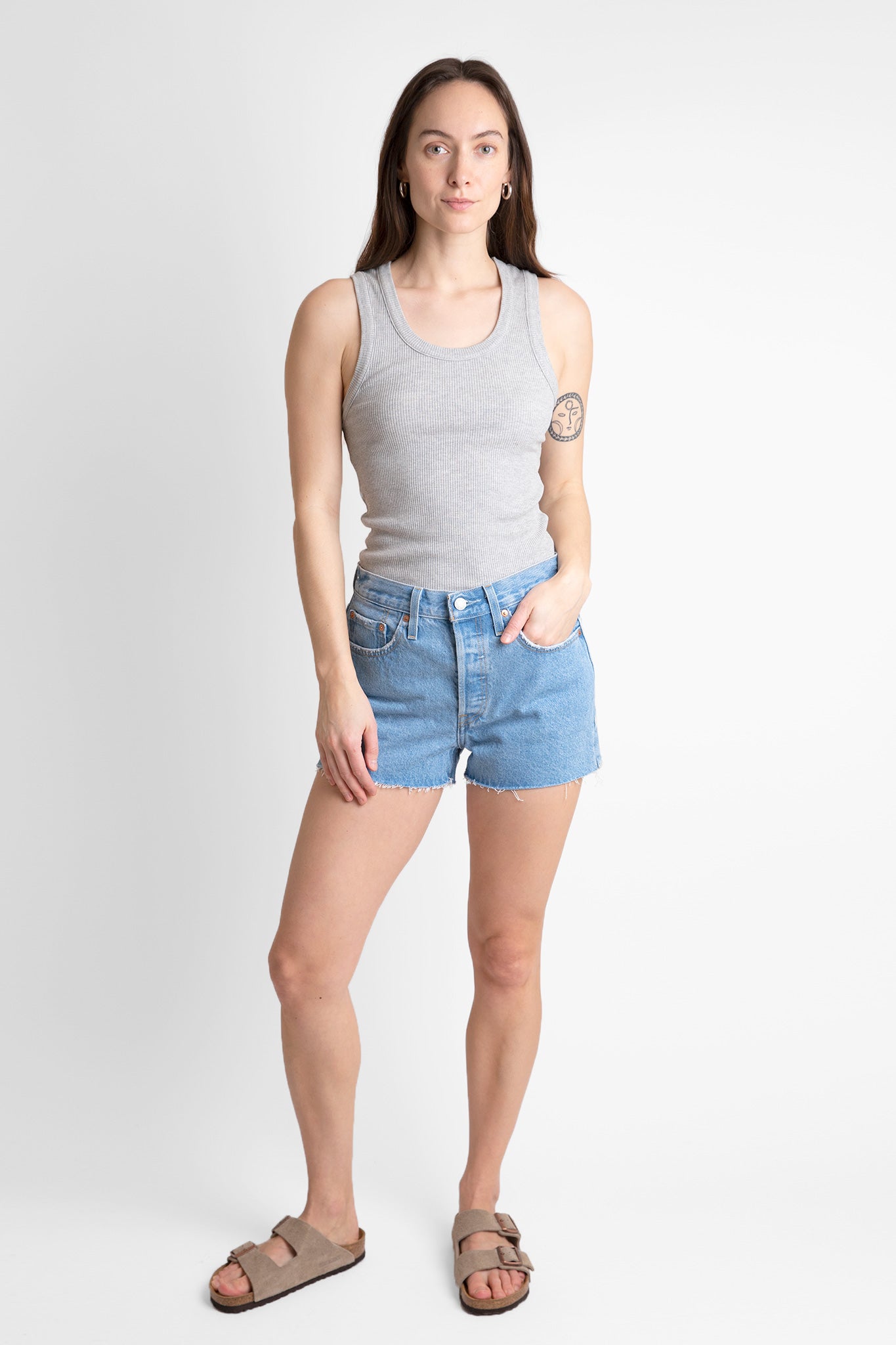 Levi's 501® Original Fit High-Rise Women's Jean Shorts - Ojai Top 24