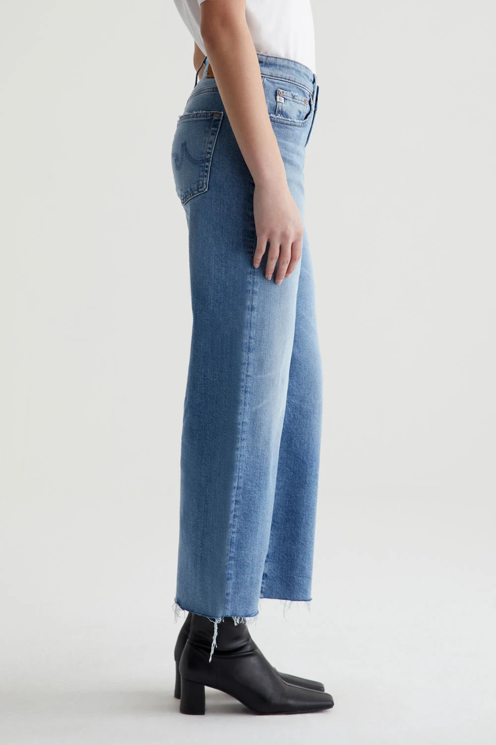 Saige Wide Leg Crop Pants AG Jeans   