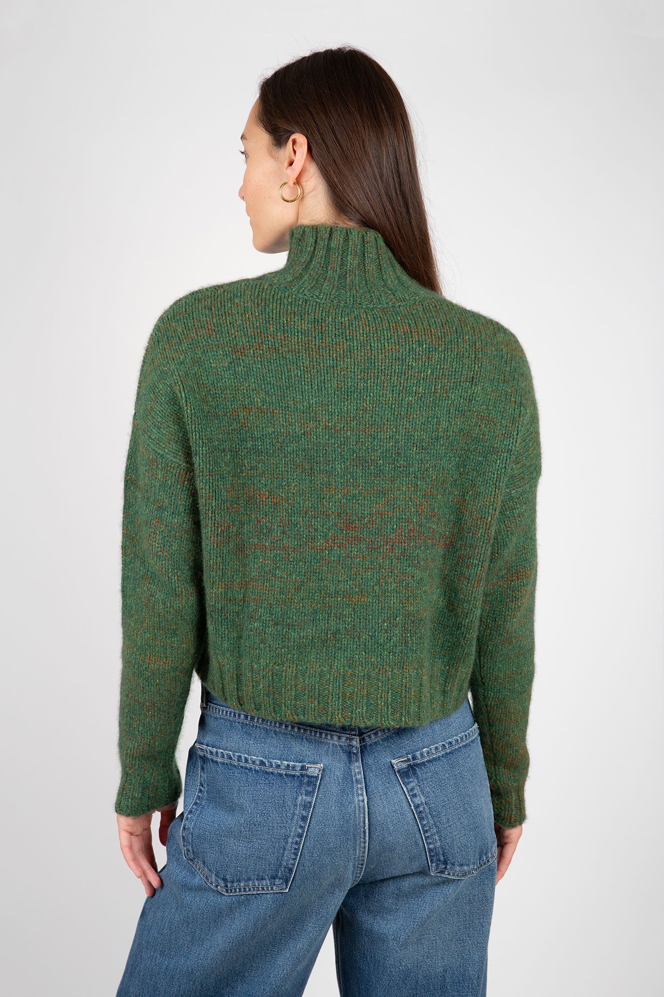 Chunky mock neck on sale sweater