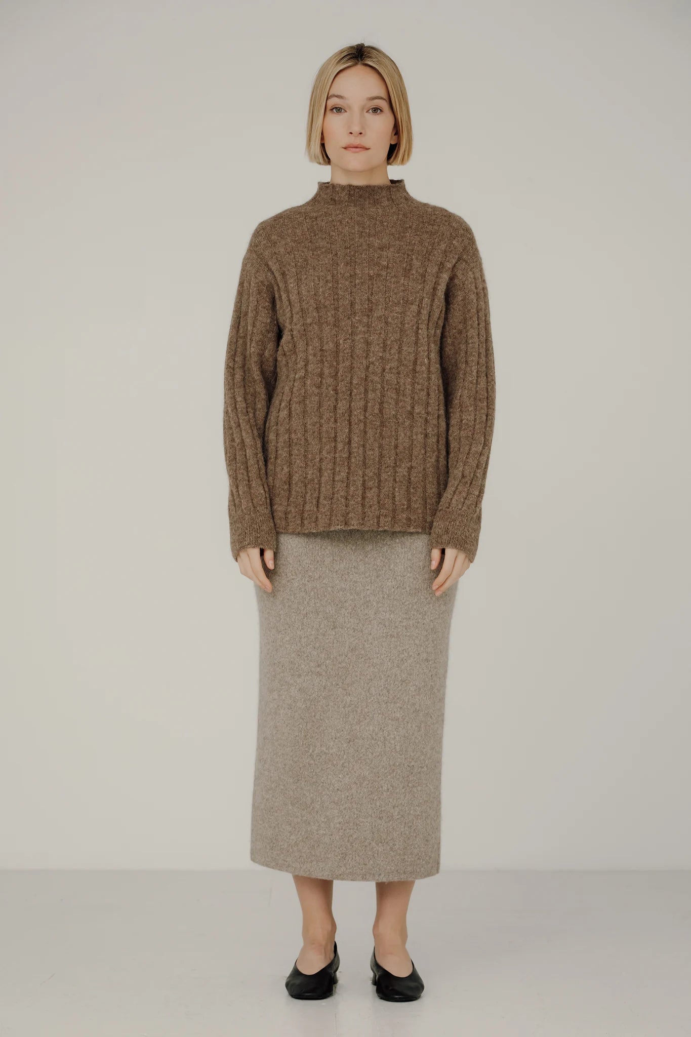 Demi Mock Neck Sweaters & Knits Bare Knitwear   