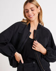 Chloe Clean Bomber Jacket Jackets & Coats Bella Dahl   