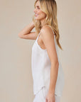 Frayed Tencel Cami Tops Bella Dahl