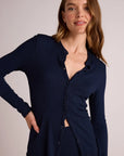 Knit Slim Fit Button Down Tops Bella Dahl