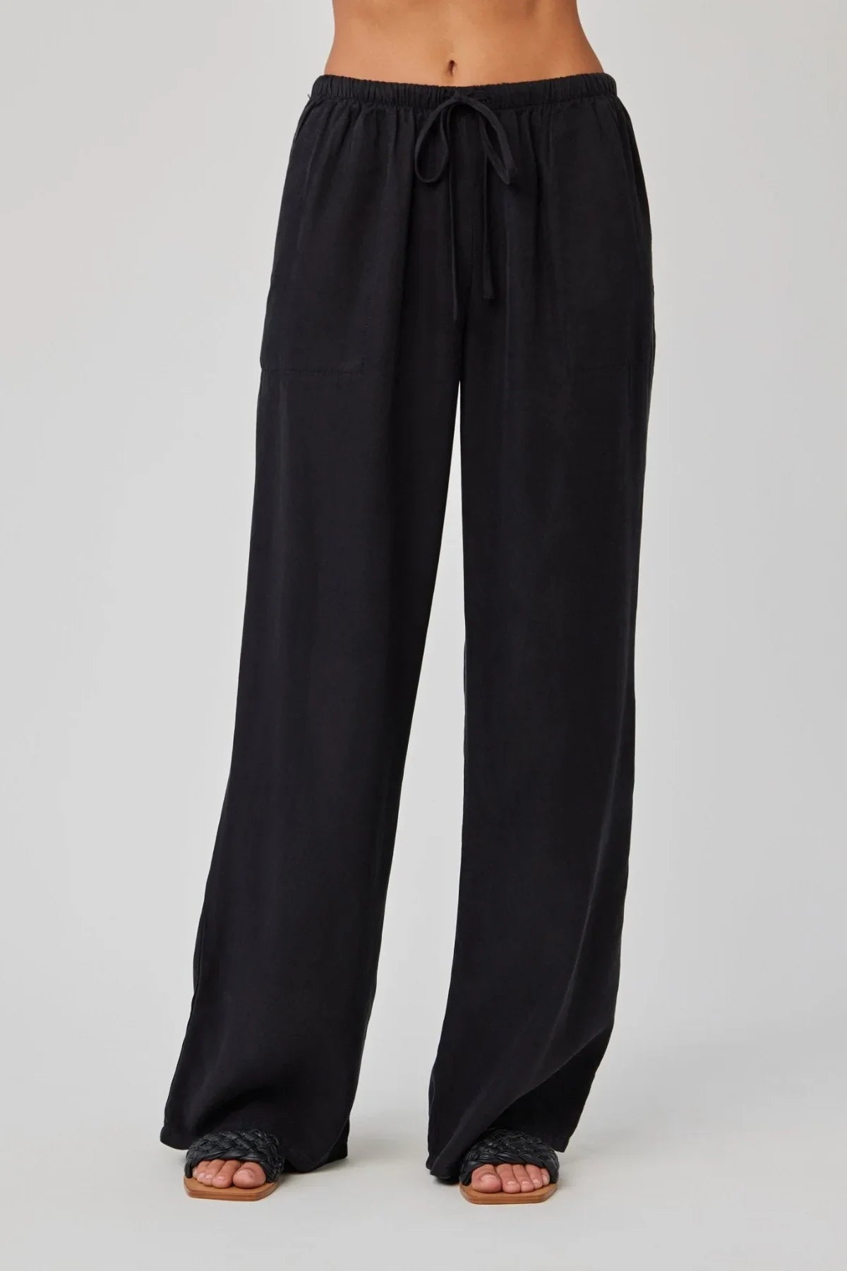 Kylie Wide Leg with Drawstring Pants Bella Dahl