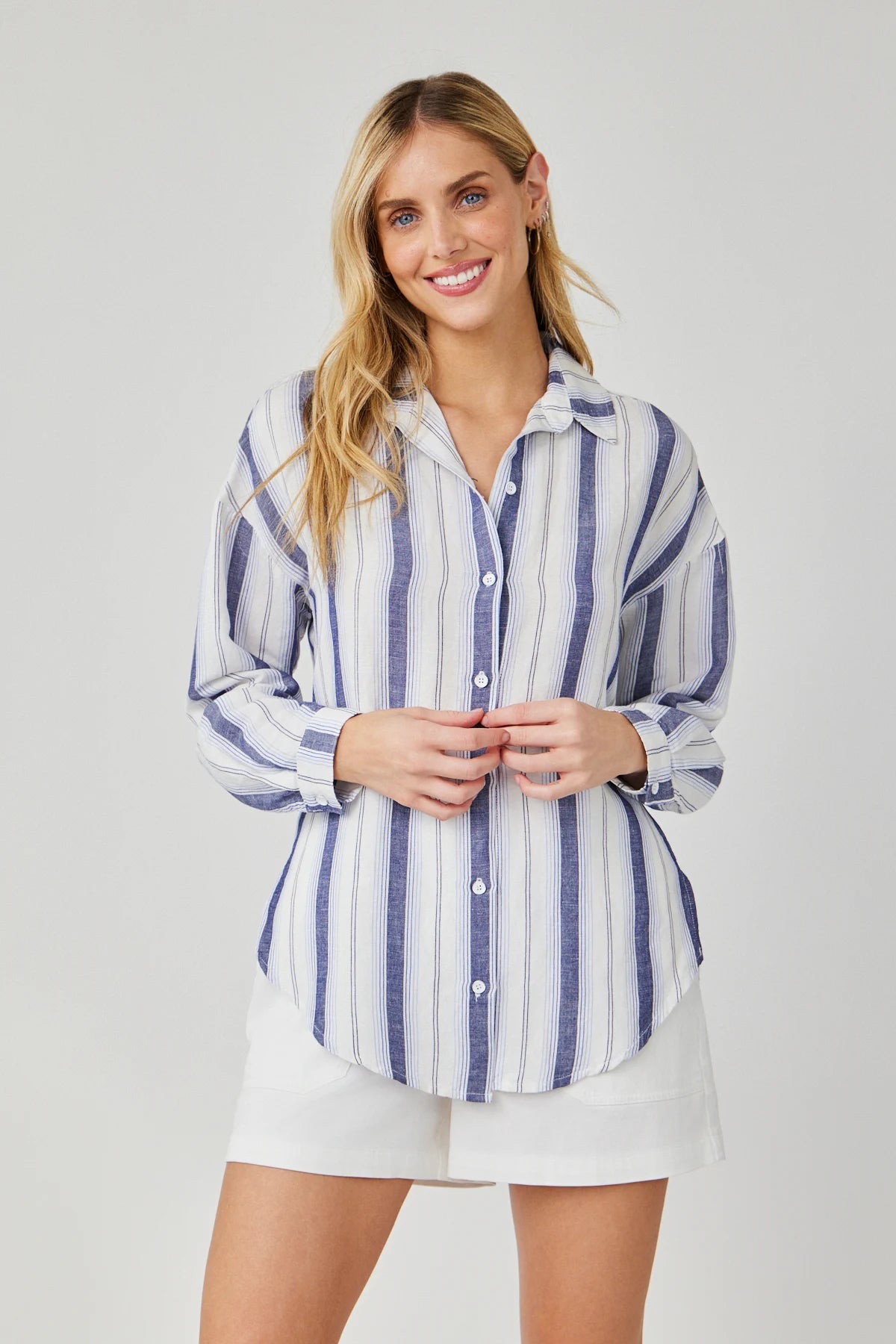 Long Sleeve Button Down Tops Bella Dahl