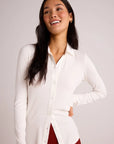 Long Sleeve Rib Mix Shirt Tops Bella Dahl