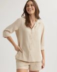 Shirt Tail Button Down Tops Bella Dahl