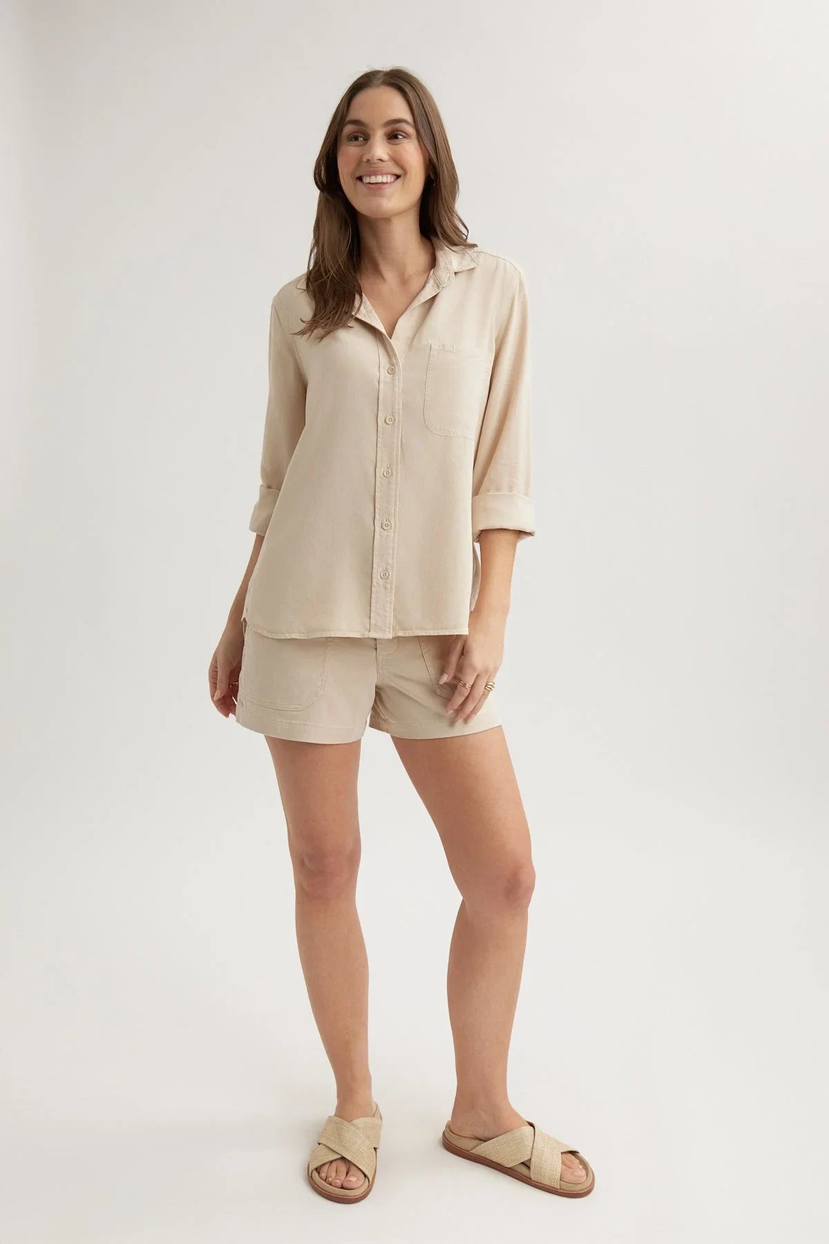 Shirt Tail Button Down Tops Bella Dahl