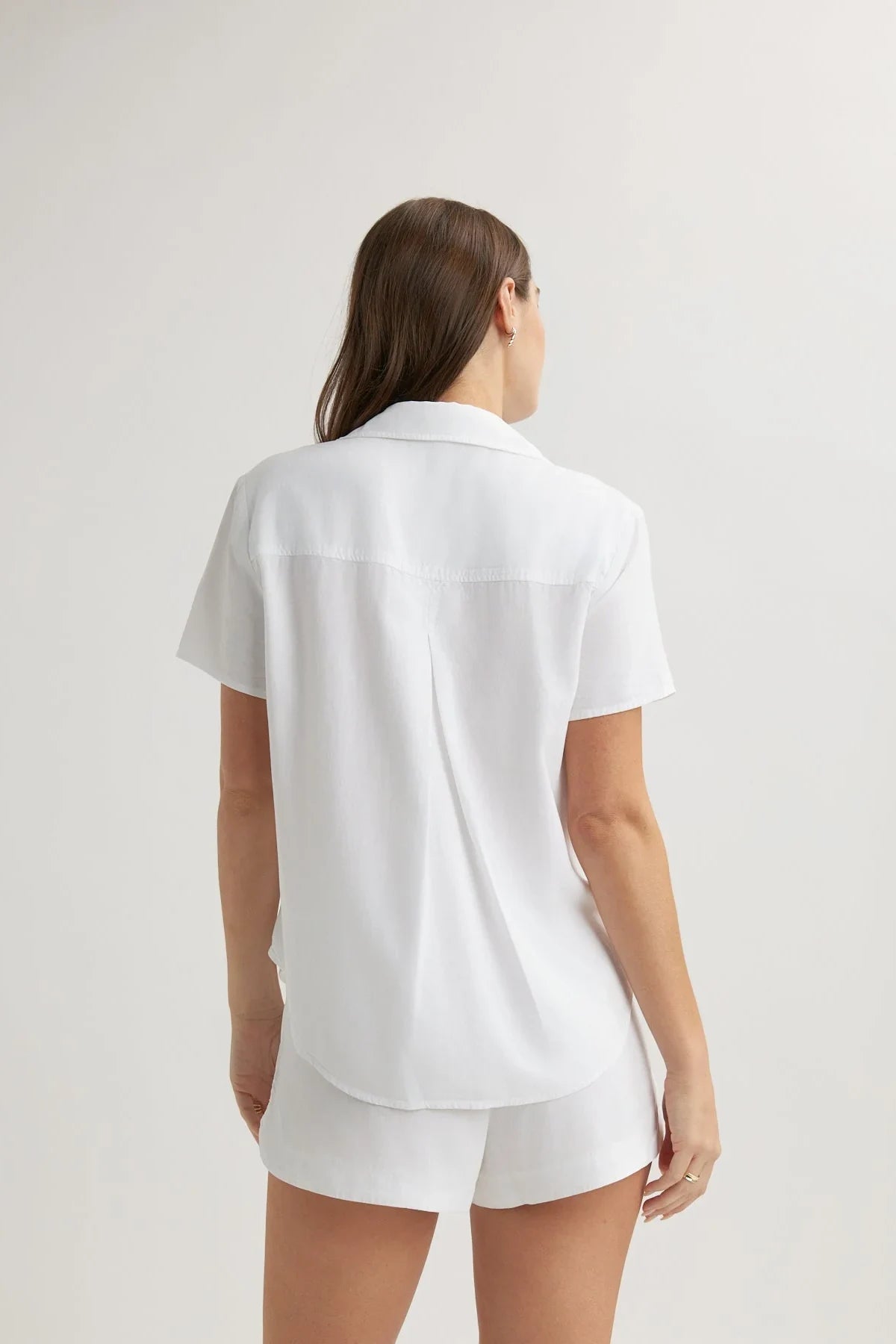 Short Sleeve Pocket Button Down Tops Bella Dahl