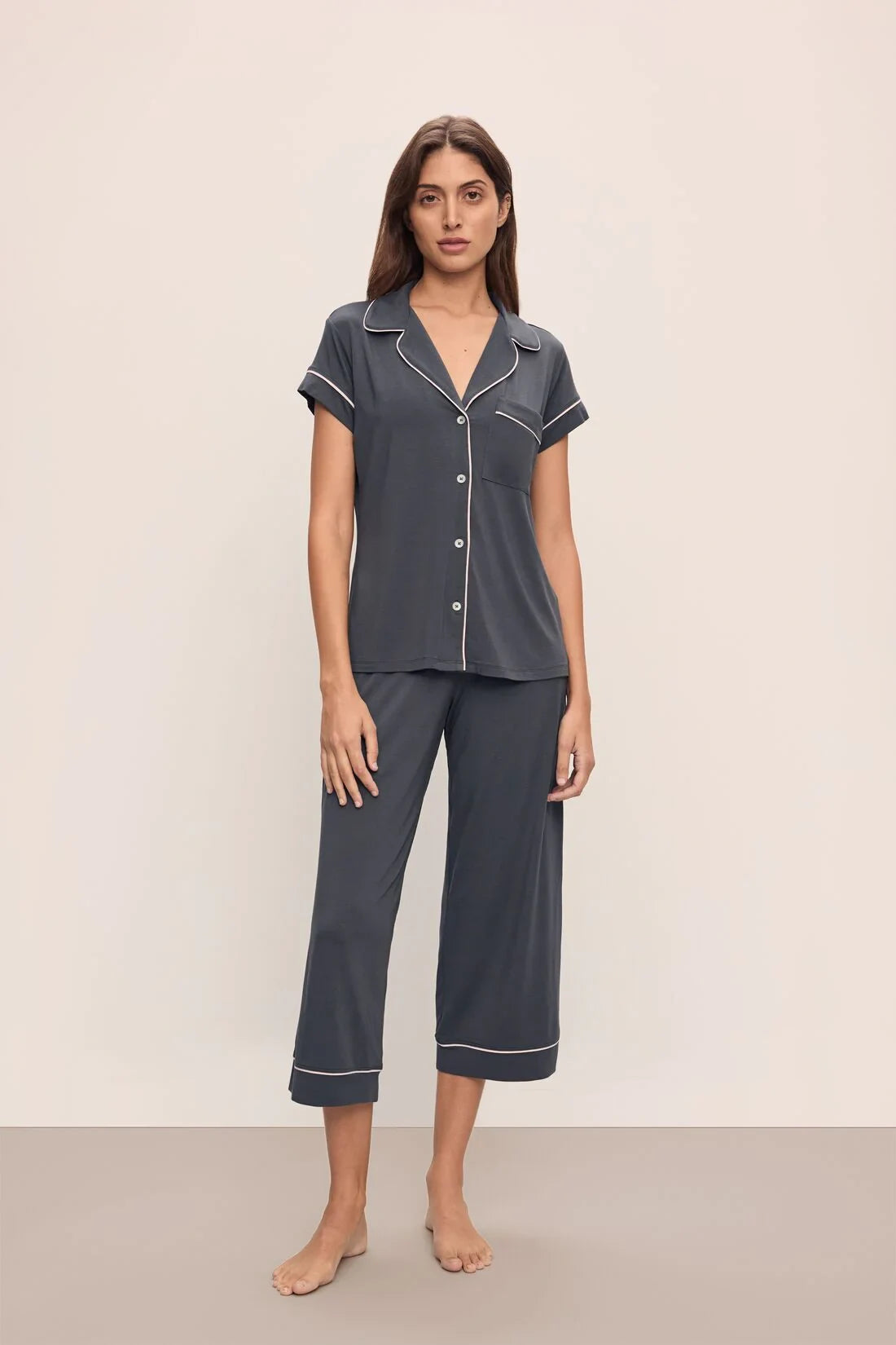 Gisele TENCEL™ Modal Short Sleeve Cropped PJ Set Sleepwear Eberjey   