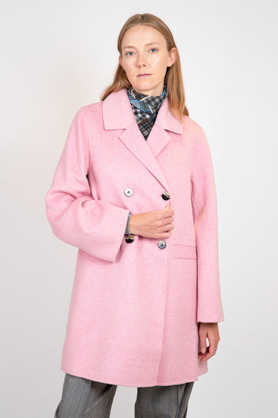 Hot Pink Wool Cashmere Short Coat Jacket by Henri Bendel Size 2 Double  Breasted 1980's - Etsy