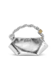 Silver Mini Ganni Bou Bag Accessories Ganni   