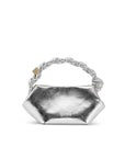 Silver Mini Ganni Bou Bag Accessories Ganni   