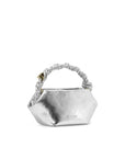 Silver Mini Ganni Bou Bag Accessories Ganni   