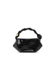 Croco Patent Mini Bou Bag Accessories Ganni   