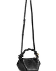 Croco Patent Mini Bou Bag Accessories Ganni   