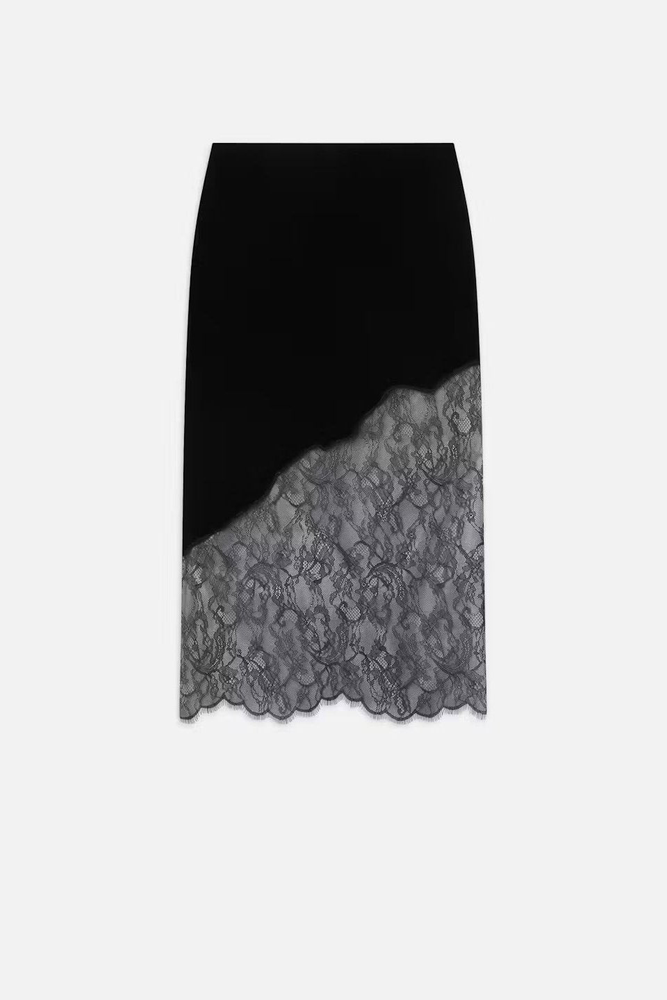 Velvet Lace Skirt Skirts FRAME   