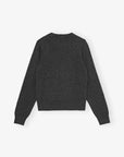 Dark Grey Graphic Bear Jumper Sweaters & Knits Ganni   