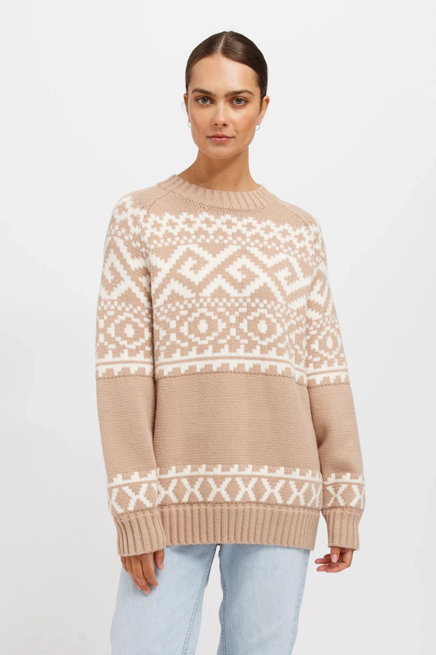 Fair Isle Knit Sweater Sweaters & Knits Brunette the Label