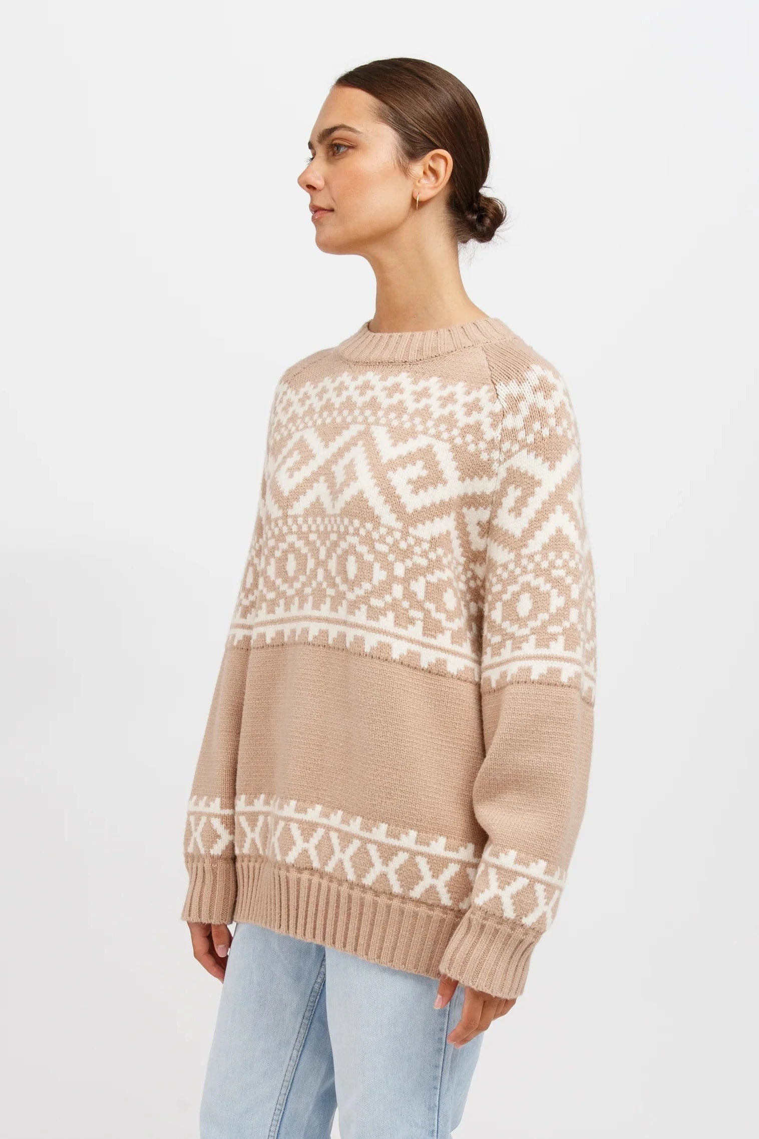 Fair Isle Knit Sweater Sweaters & Knits Brunette the Label