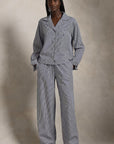 Long-Sleeve Poplin Pajama Set