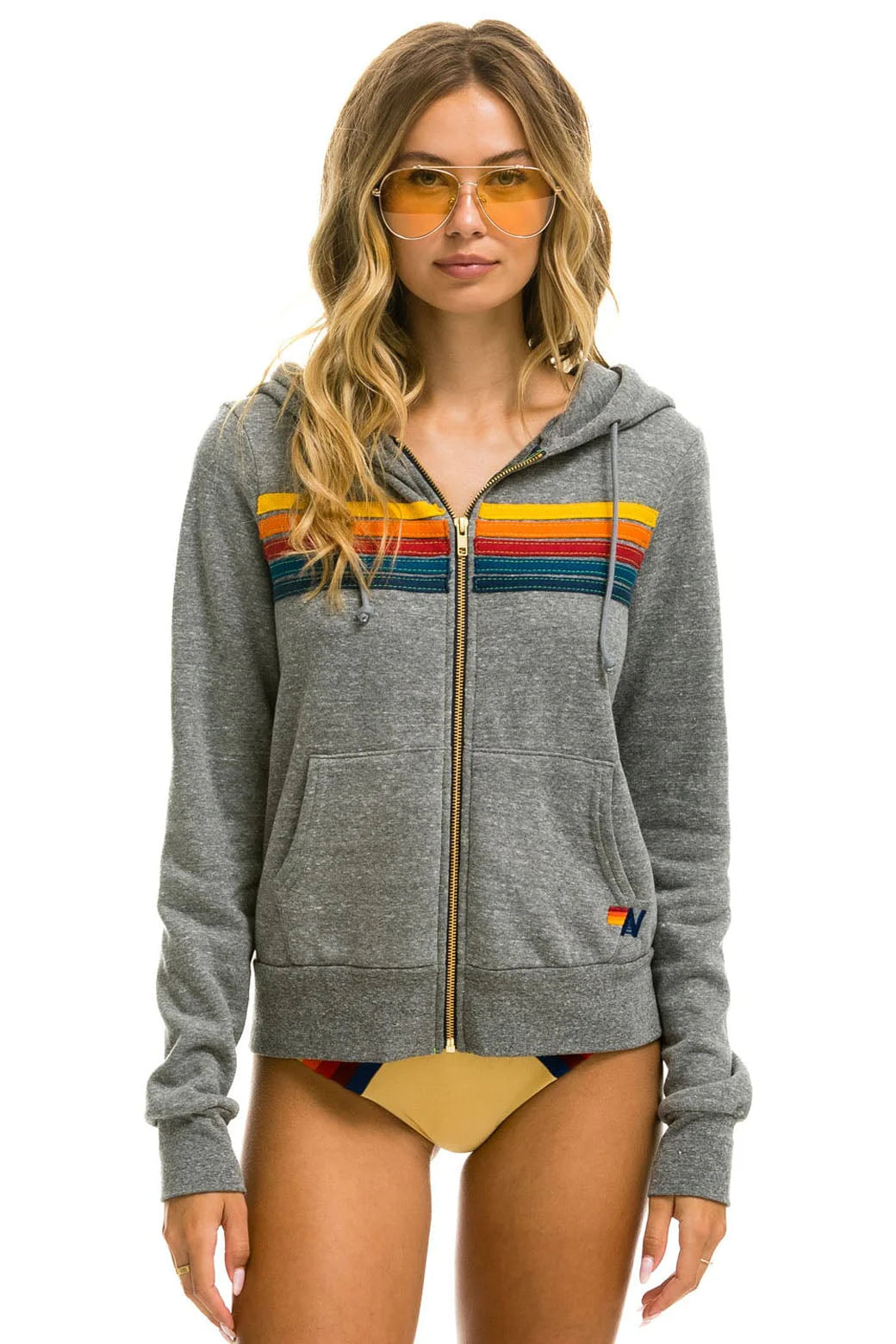 5 Stripe Hoodie Sweaters & Knits Aviator Nation