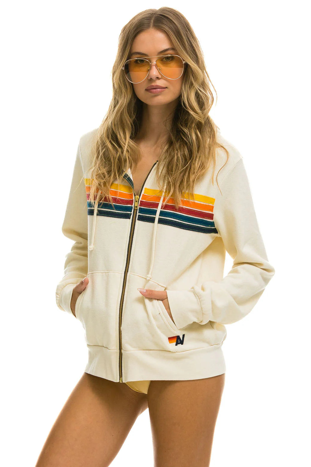 5 Stripe Hoodie Sweaters & Knits Aviator Nation