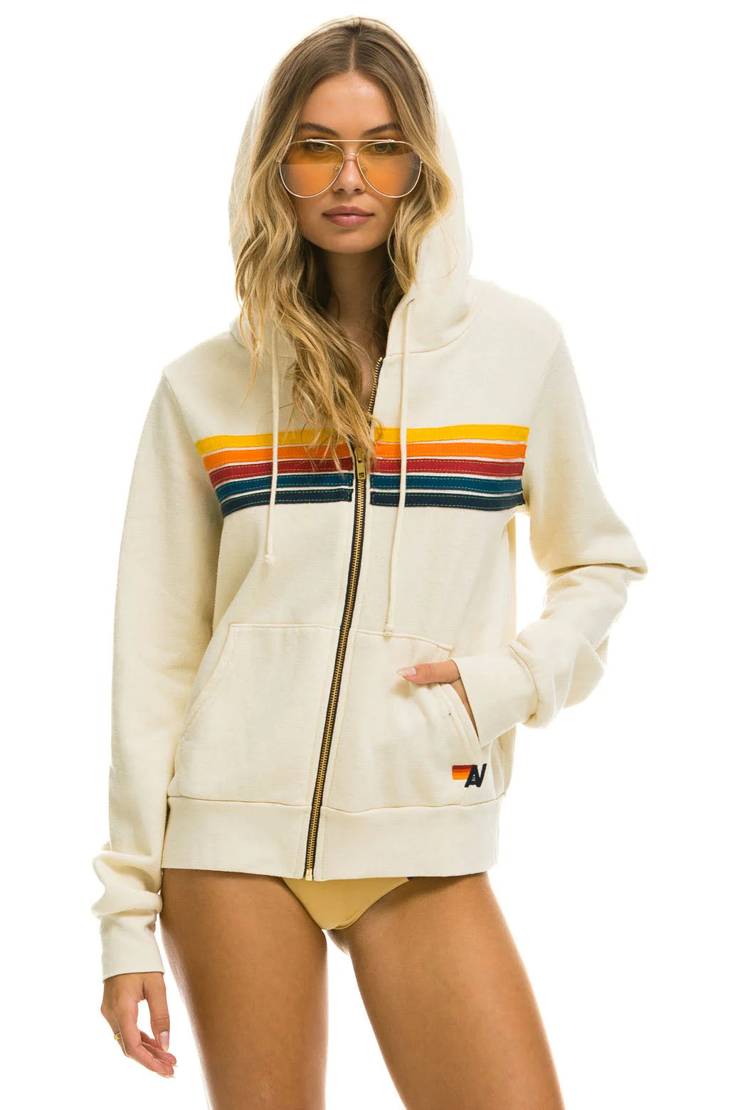 5 Stripe Hoodie Sweaters & Knits Aviator Nation