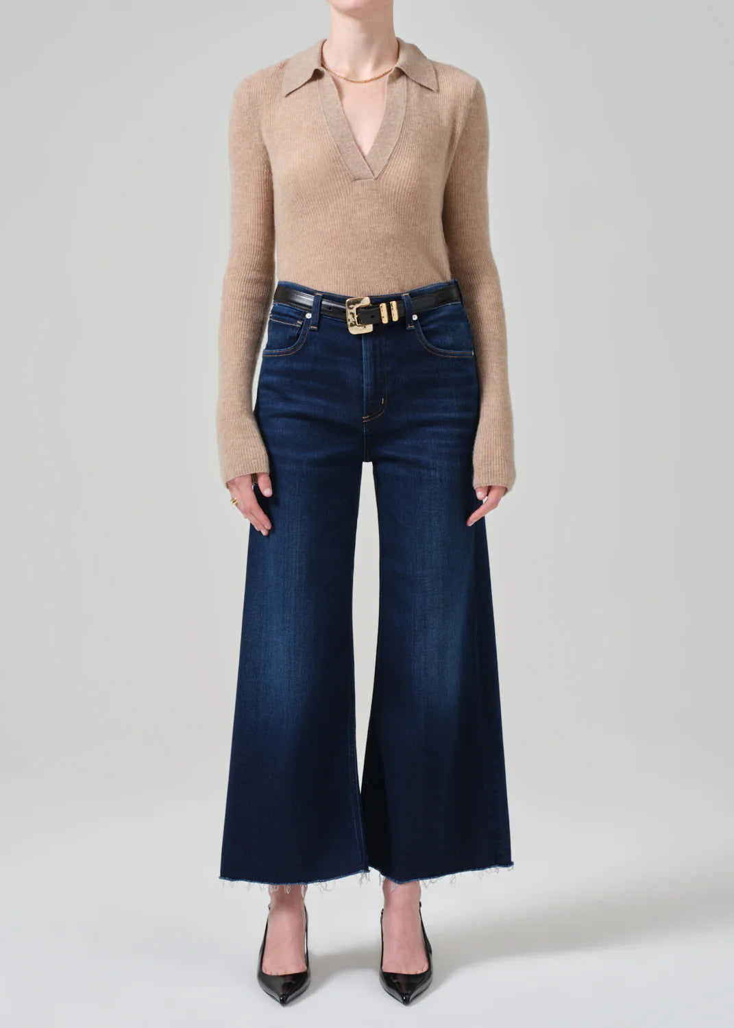 Lyra Wide Leg Crop Pants Citizens of Humanity