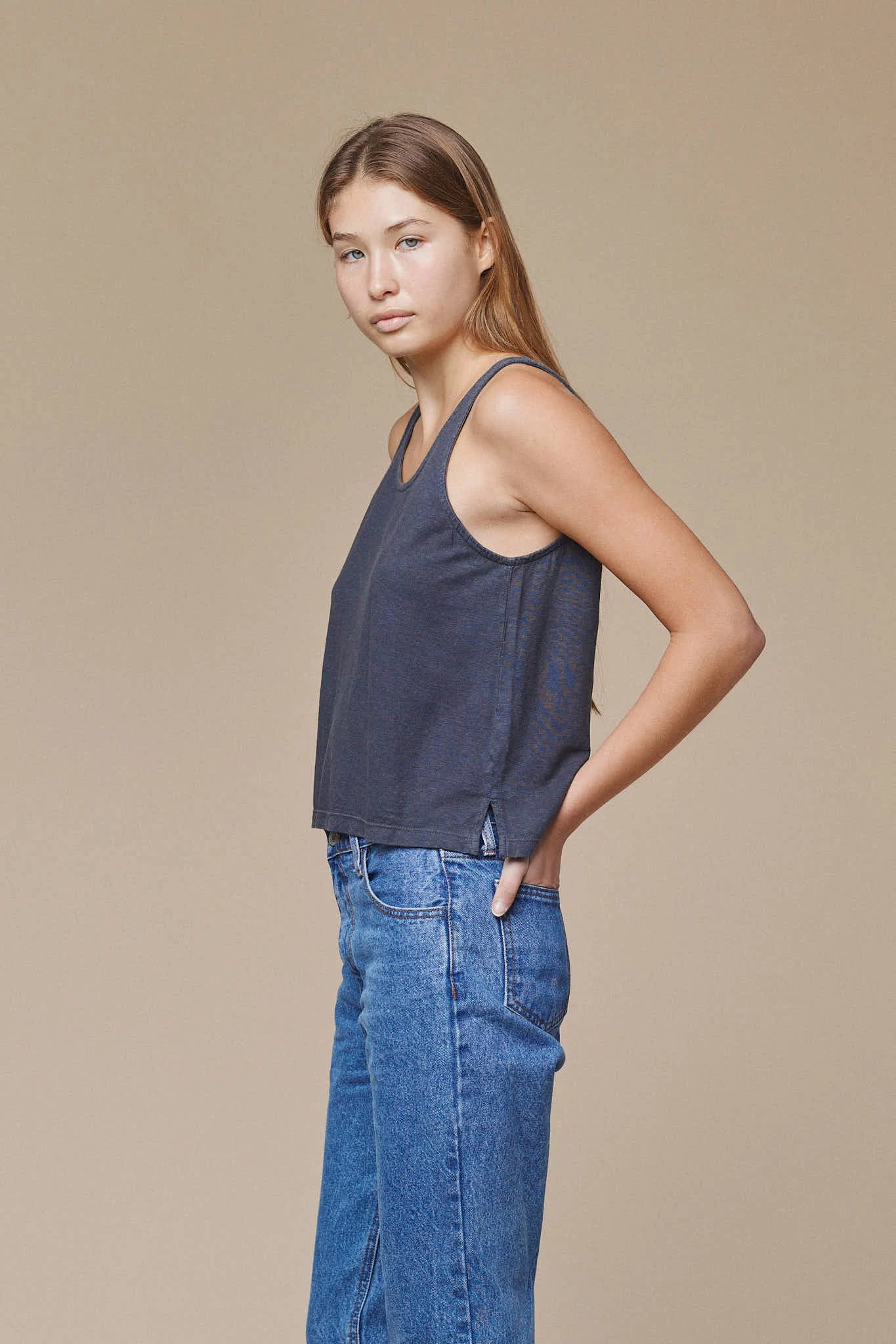 Cropped Tank T-Shirts Jungmaven   