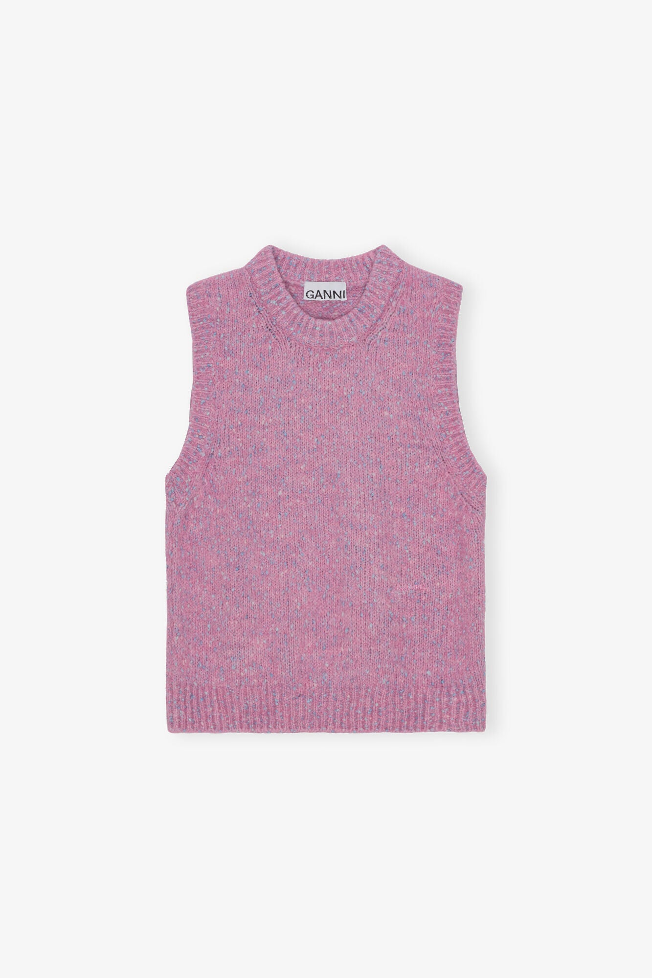 Pink Knit Vest Sweaters & Knits Ganni   