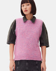 Pink Knit Vest Sweaters & Knits Ganni   