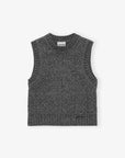 Grey Knit Vest Sweaters & Knits Ganni   