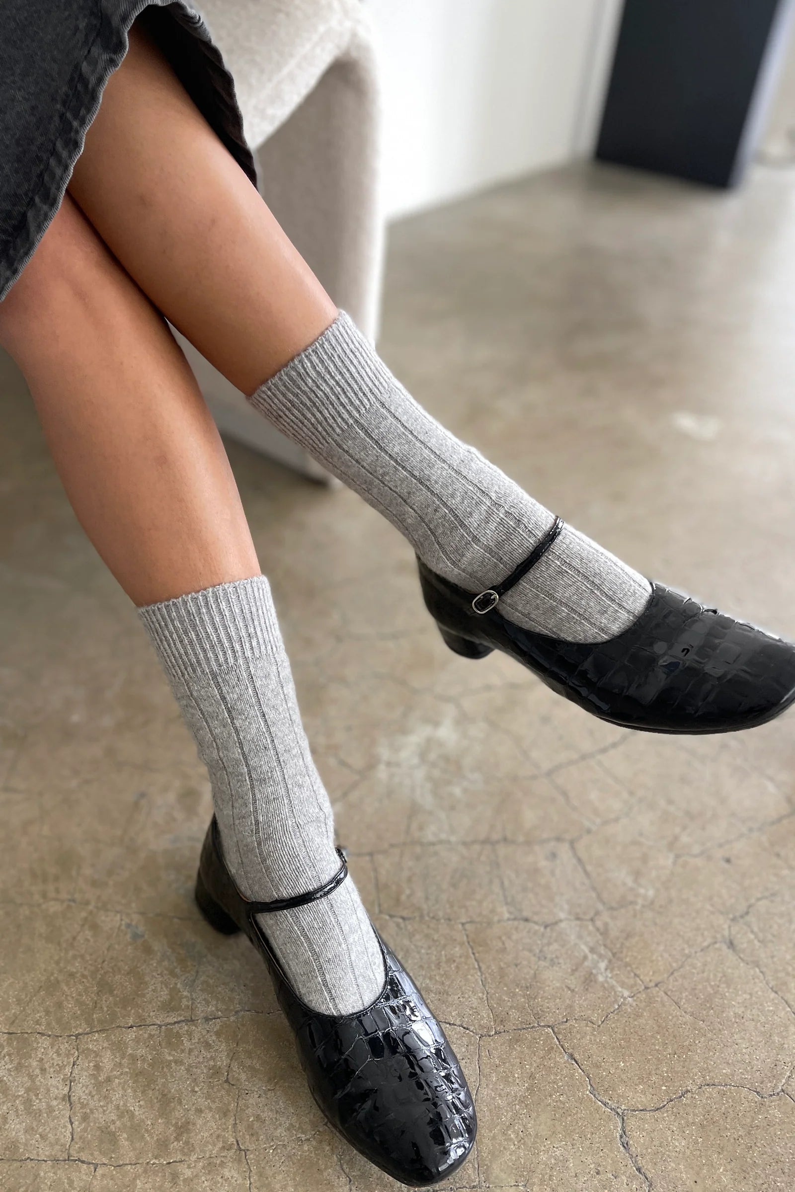 Classic Cashmere Socks Accessories Le Bon Shoppe   