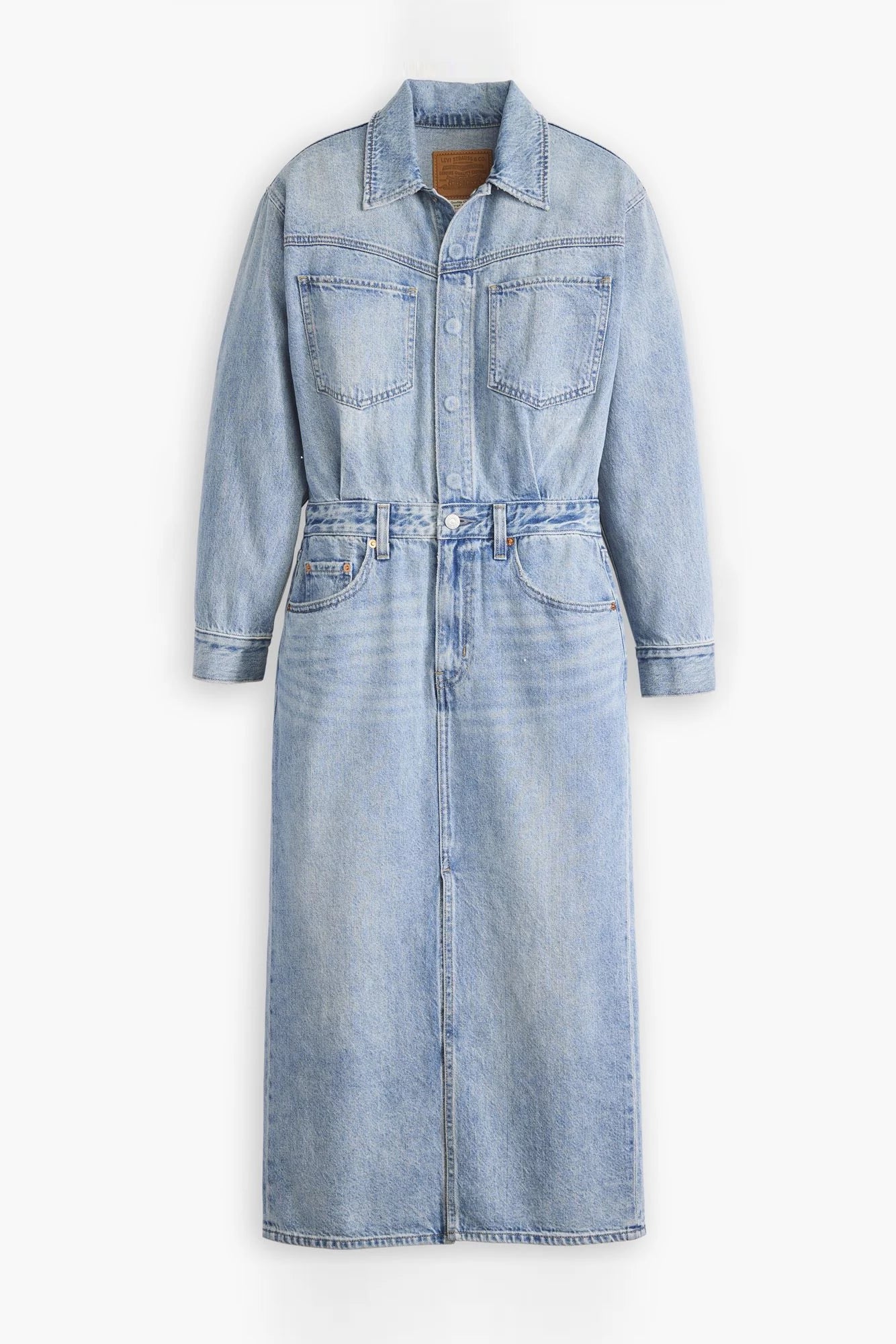 Western Denim Midi Dress Dresses Levi's   