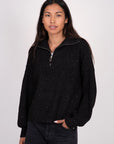 Chase 3/4 Zip Sweater Sweaters & Knits Lyla + Luxe   