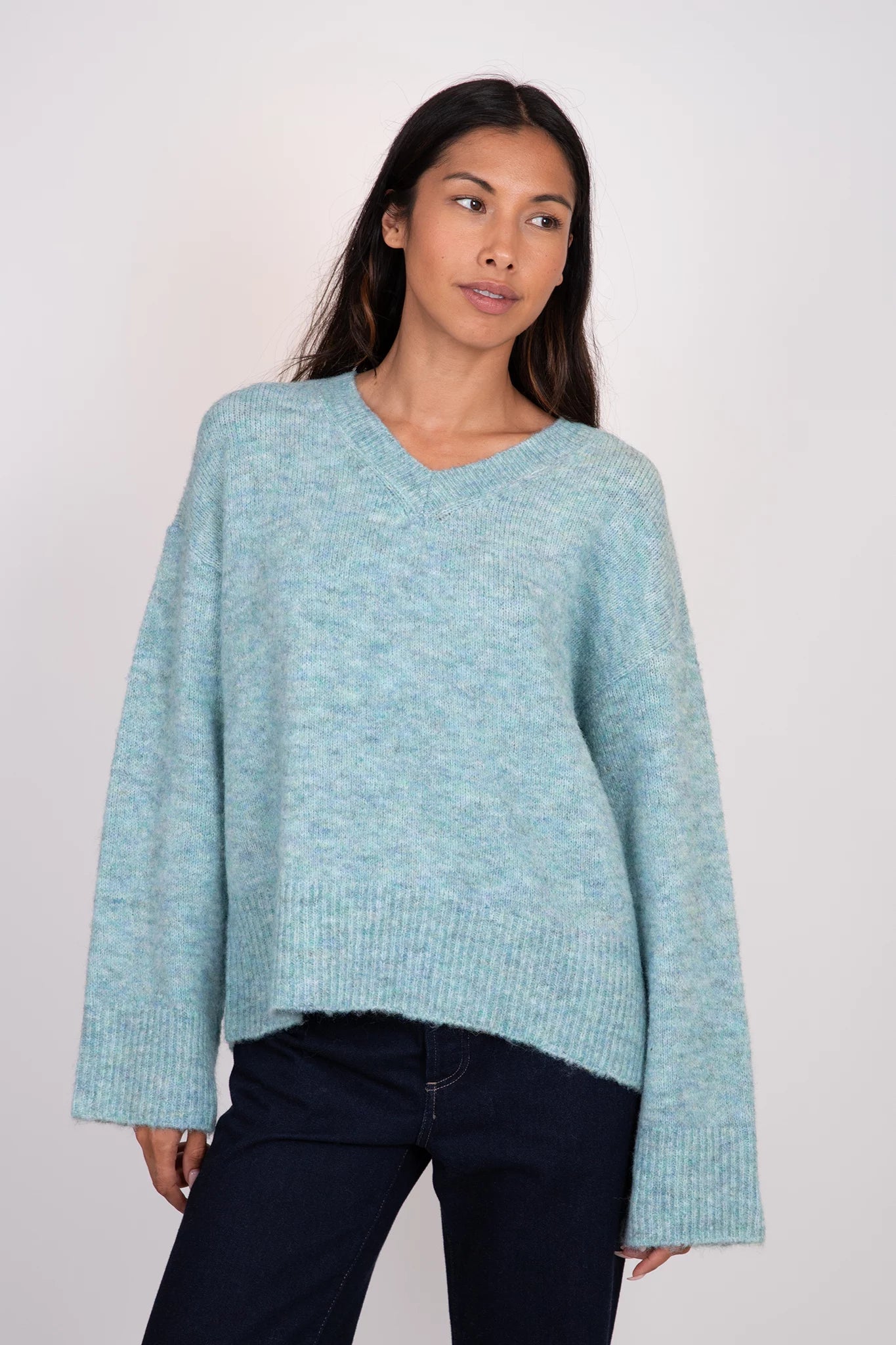 Cora V-Neck Sweater Sweaters & Knits Lyla + Luxe   