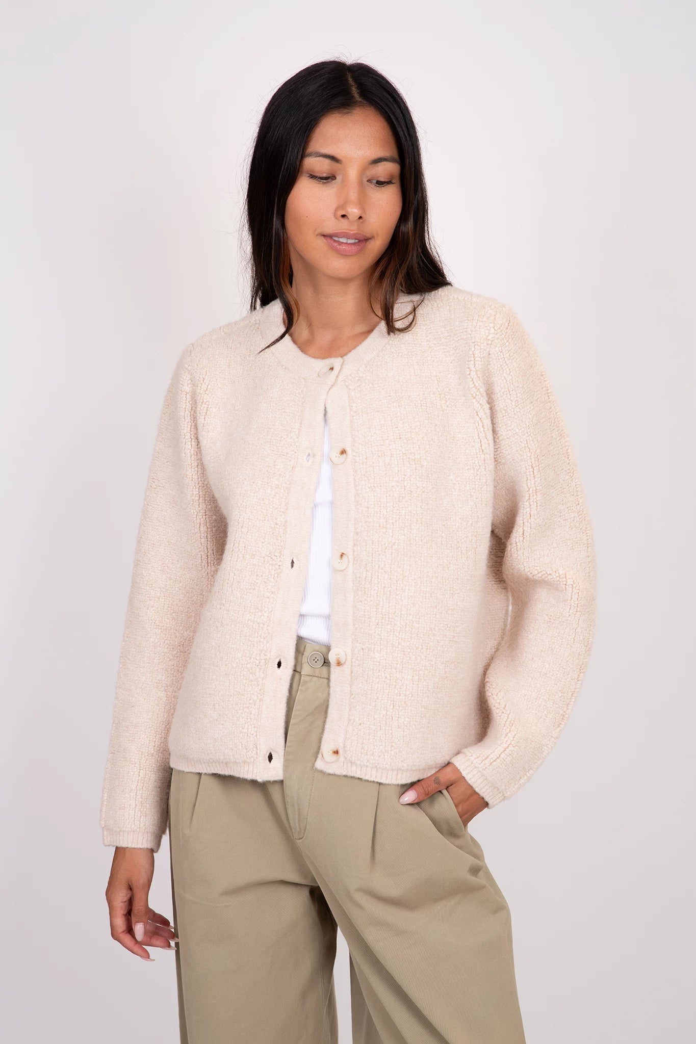 Ellie Luxe Sherpa Jacket Sweaters & Knits Lyla + Luxe   