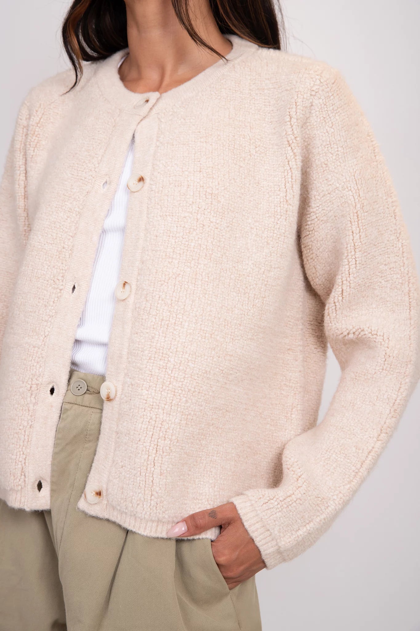 Ellie Luxe Sherpa Jacket Sweaters &amp; Knits Lyla + Luxe   