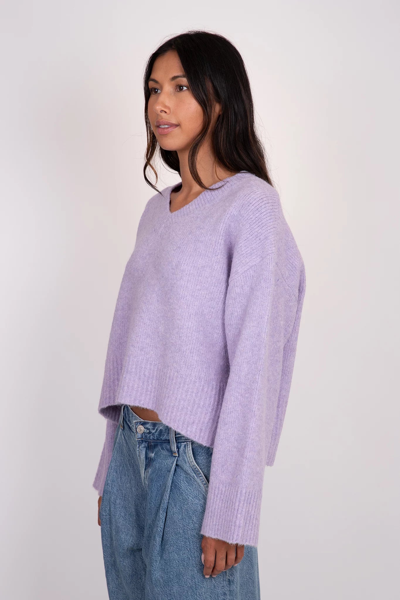 Etta Luxe V-Neck Sweater Sweaters &amp; Knits Lyla + Luxe   