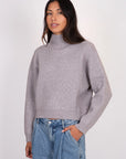 Evolet Ribbed Mockneck Sweater Sweaters & Knits Lyla + Luxe   